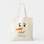 Tote Bag Frosty, le Snowman, face confuse (Dos)