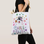 Tote Bag Frosty the Snowman™ | Couleurs arc-en-ciel "Refroi (De près)