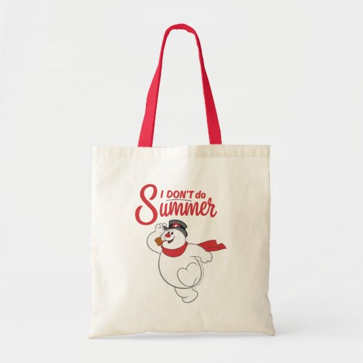 Tote Bag Frosty the Snowman™ | Je ne fais pas l'été (Devant)