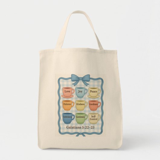 Tote Bag Fruit bleu de l'Esprit (Devant)