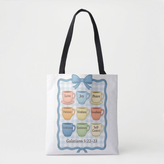 Tote Bag Fruit bleu de l'Esprit (Devant)