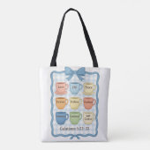 Tote Bag Fruit bleu de l'Esprit (Dos)