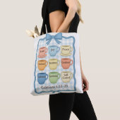 Tote Bag Fruit bleu de l'Esprit (De près)