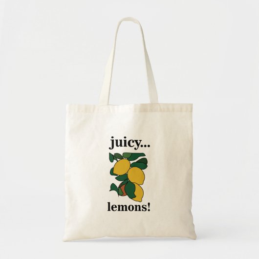 Tote Bag Fruit Citrus Citron été (Devant)