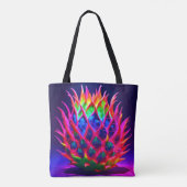 Tote Bag Fruit de dragon néon électrique (Dos)