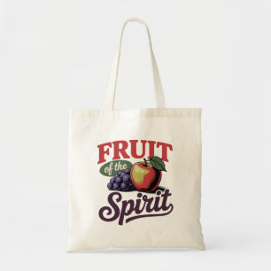 Tote Bag Fruit de l'esprit Pommes raisins Rétro Tee