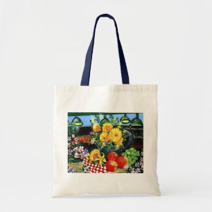 Tote Bag Fruit et fleurs