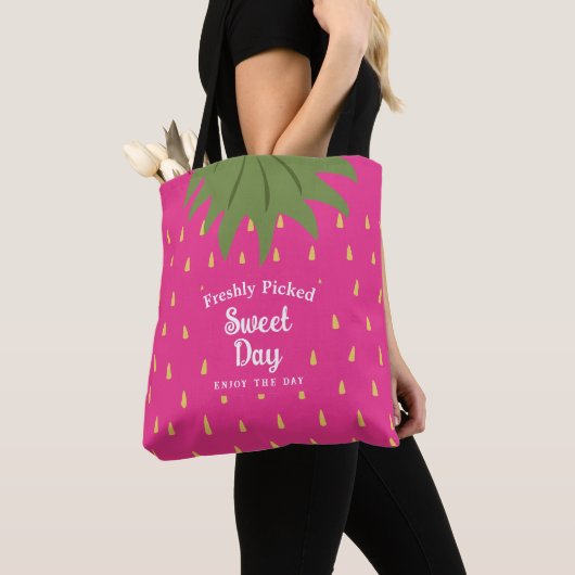 Tote Bag Fruit fraise (De près)