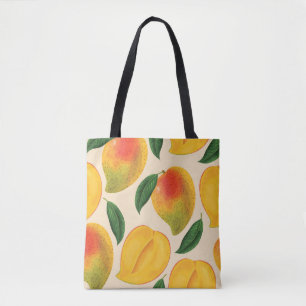 Tote Bag Fruit Mango Motif sans joint