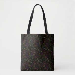 Tote Bag Fruit motif transparent motif de surface de frui