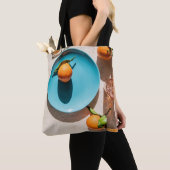 Tote Bag Fruit orange dans l'assiette (De près)