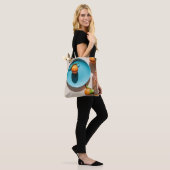 Tote Bag Fruit orange dans l'assiette (Sur le modèle)