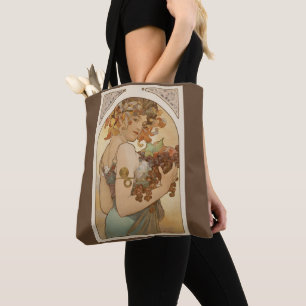 Tote Bag Fruit par Alphonse Mucha, Art Nouveau vintage