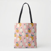 Tote Bag fruit seamless pattern background, print pattern (Devant)