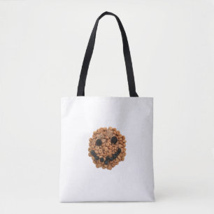 Tote Bag Fruit souriant mignon et visage de céréales