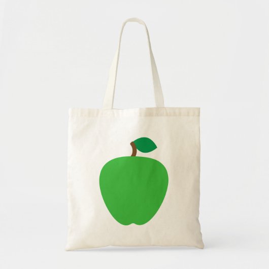 Tote Bag Fruit vert pomme (Devant)