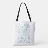 Tote Bag Fruitage de l'Esprit Galates 5 (Dos)