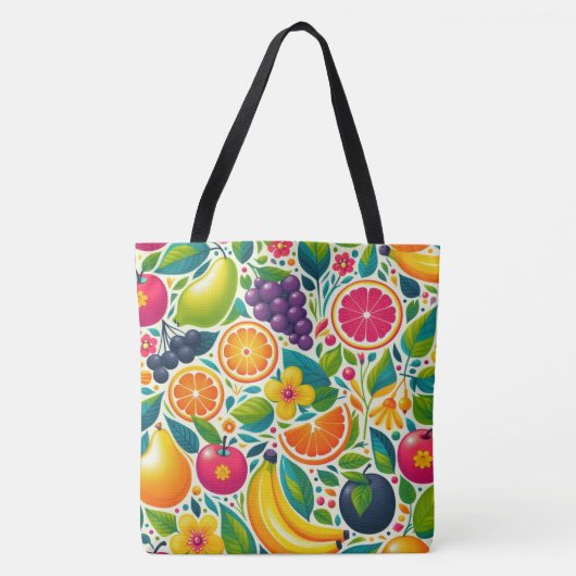 Tote Bag Fruits colorés (Devant)
