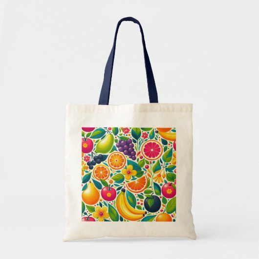 Tote Bag Fruits colorés (Devant)