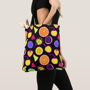 Tote Bag Fruits de Neon Vibrants
