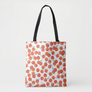 Tote Bag Fruits de pêche, motif d'été.