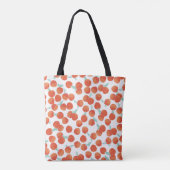 Tote Bag Fruits de pêche, motif d'été. (Dos)