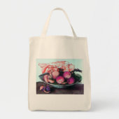 Tote Bag FRUITS DE SAISON Pêches et pruneaux (Devant)
