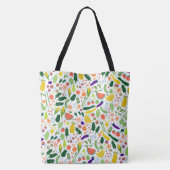 Tote Bag Fruits de Whimsy & Légume Marché de l'alimentation (Dos)