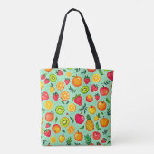 Tote Bag Fruits d'été Conception transparente (Dos)
