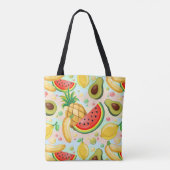 Tote Bag Fruits d'été frais Motif (Dos)
