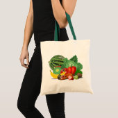 Tote Bag Fruits et légumes (Devant (produit))