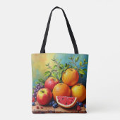 Tote Bag Fruits frais dans un parfait mélange de design (Dos)