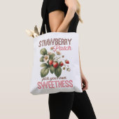 Tote Bag Fruits fraises Vintages Conception (De près)