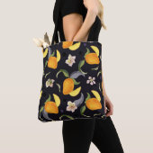 Tote Bag Fruits tropicaux Mango : Bright Seamless (De près)