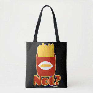 Tote Bag Fry Not Fun French Fries Humour Motto