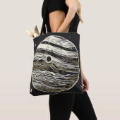 Tote Bag FSF Jupiter Woodcut 1 (De près)
