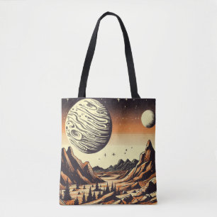 Tote Bag FSF Mars Paysage Coupe de bois 1