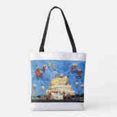 Tote Bag Fubby mariage avec lancement de bouquet. (Dos)
