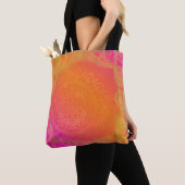 Tote Bag Fuchsia Pink Orange & Gold Indian Mandala Glam (De près)