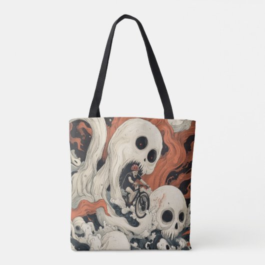 Tote Bag Fuir le Yokai japonais (Dos)