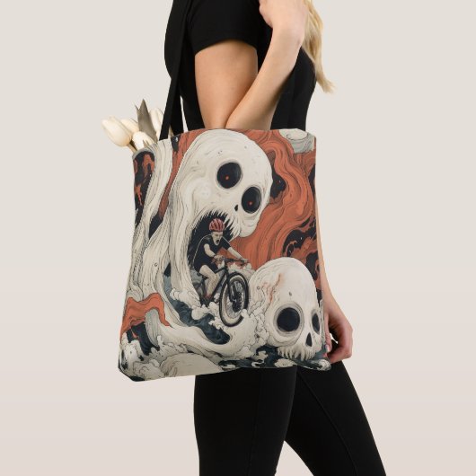 Tote Bag Fuir le Yokai japonais (De près)