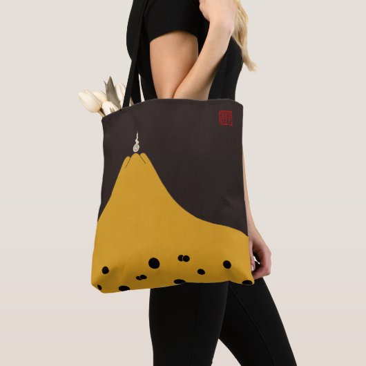 Tote Bag Fujigoshinkamonkurokirasya-Jinbaori (De près)