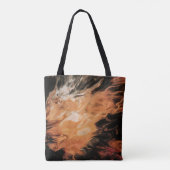 Tote Bag Fumée orange et blanche (Dos)