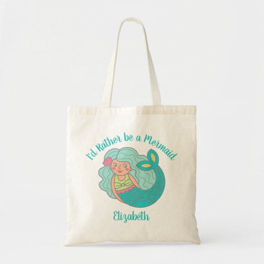 Tote Bag Fumée Turquoise à mignons magiques personnalisés (Devant)