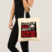 Tote Bag Fumeur de viande Barbecue Fumer Griller Lover Gril (Devant (produit))
