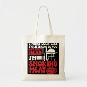 Tote Bag Fumeur de viande Barbecue Fumer Griller Lover Gril
