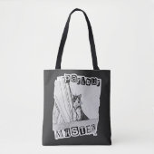 Tote Bag Fun Active Parkour Master Punk Kitty Design (Devant)