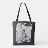 Tote Bag Fun Active Parkour Master Punk Kitty Design (Dos)