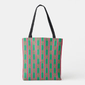 Tote Bag Fun and Fancy Christmas Gingbread Homme (Dos)