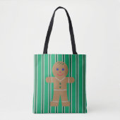 Tote Bag Fun and Fancy Christmas Gingbread Homme (Devant)